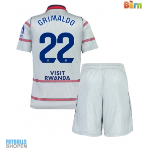Billiga Atletico Madrid Alejandro Grimaldo #22 Tredjeställ Barn 2026-27 Kortärmad (+ Korta byxor)